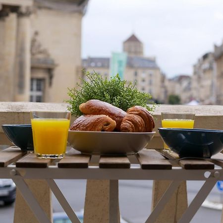 Studio rénové avec terrasse et vue unique ! Caen Exterior foto